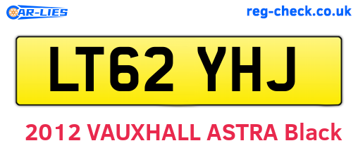 LT62YHJ are the vehicle registration plates.