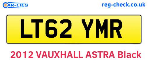 LT62YMR are the vehicle registration plates.