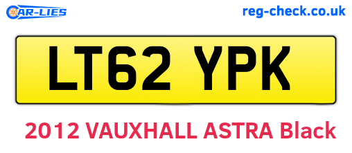 LT62YPK are the vehicle registration plates.