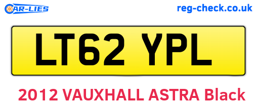 LT62YPL are the vehicle registration plates.