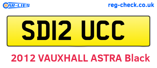 SD12UCC are the vehicle registration plates.