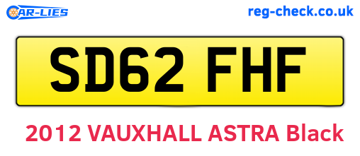 SD62FHF are the vehicle registration plates.
