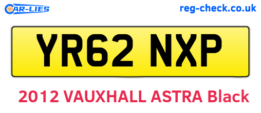 YR62NXP are the vehicle registration plates.