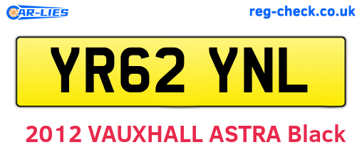 YR62YNL are the vehicle registration plates.