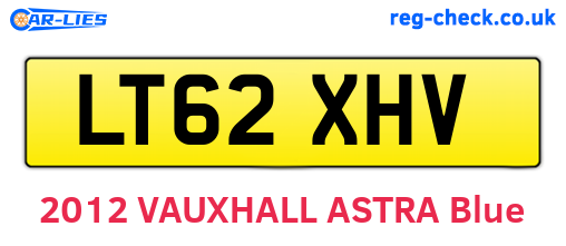 LT62XHV are the vehicle registration plates.