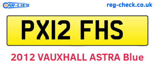 PX12FHS are the vehicle registration plates.