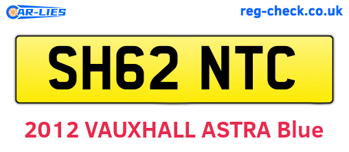 SH62NTC are the vehicle registration plates.