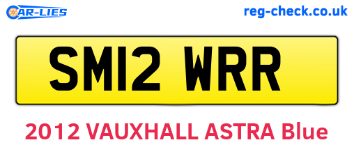 SM12WRR are the vehicle registration plates.
