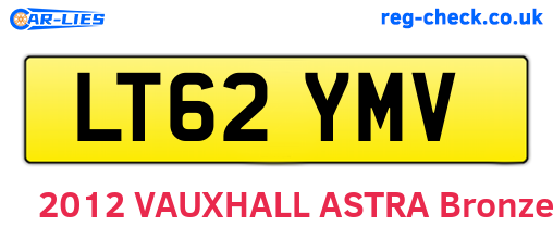 LT62YMV are the vehicle registration plates.