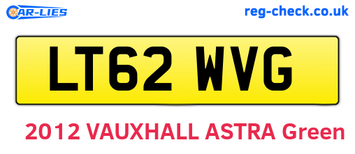 LT62WVG are the vehicle registration plates.