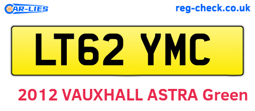 LT62YMC are the vehicle registration plates.