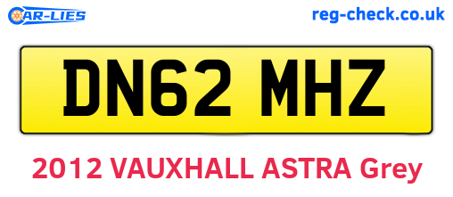 DN62MHZ are the vehicle registration plates.