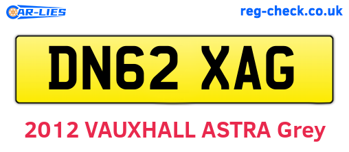 DN62XAG are the vehicle registration plates.
