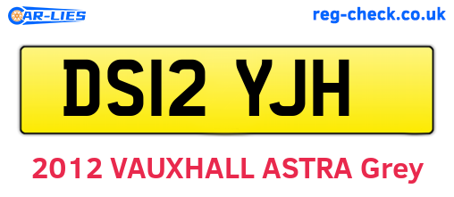DS12YJH are the vehicle registration plates.