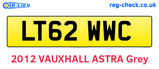 LT62WWC are the vehicle registration plates.