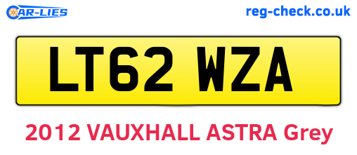 LT62WZA are the vehicle registration plates.