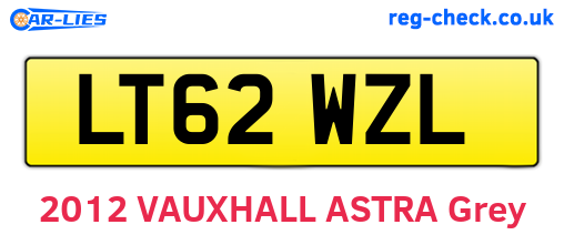 LT62WZL are the vehicle registration plates.