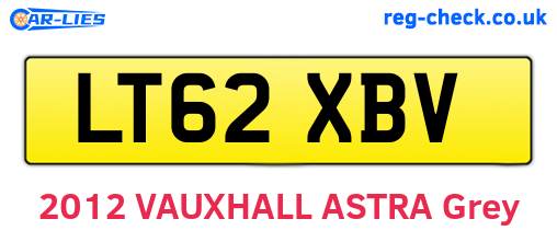 LT62XBV are the vehicle registration plates.