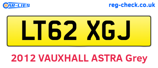 LT62XGJ are the vehicle registration plates.