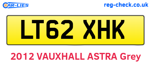 LT62XHK are the vehicle registration plates.