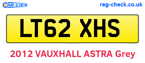 LT62XHS are the vehicle registration plates.