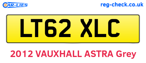 LT62XLC are the vehicle registration plates.