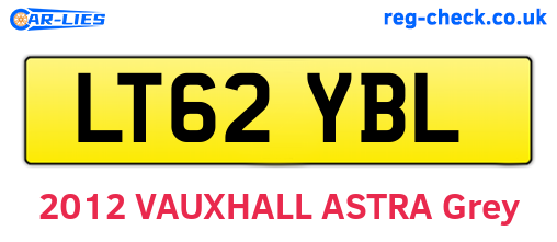 LT62YBL are the vehicle registration plates.