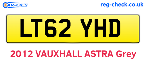 LT62YHD are the vehicle registration plates.