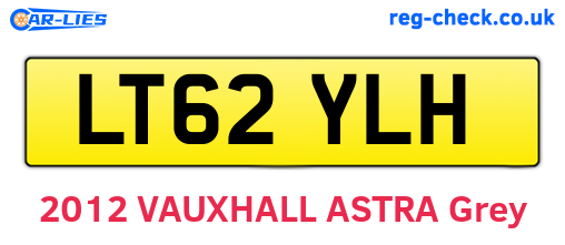 LT62YLH are the vehicle registration plates.
