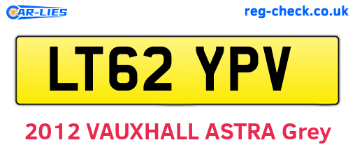 LT62YPV are the vehicle registration plates.