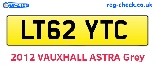 LT62YTC are the vehicle registration plates.