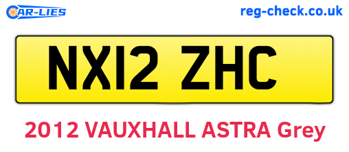 NX12ZHC are the vehicle registration plates.