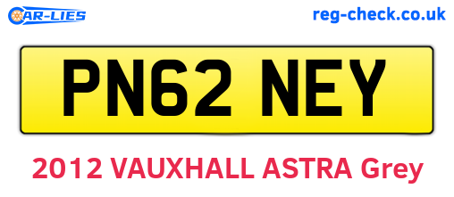 PN62NEY are the vehicle registration plates.