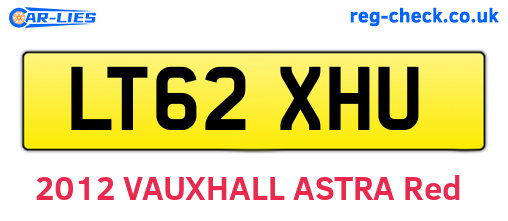 LT62XHU are the vehicle registration plates.