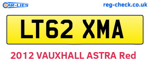 LT62XMA are the vehicle registration plates.