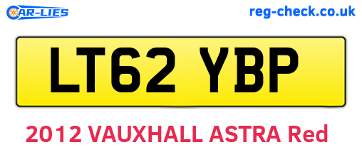 LT62YBP are the vehicle registration plates.
