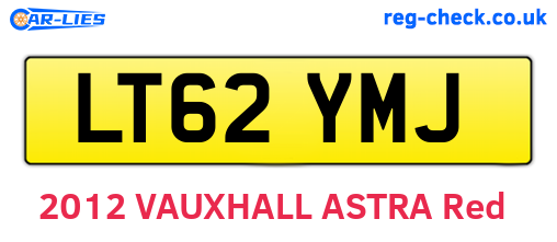 LT62YMJ are the vehicle registration plates.