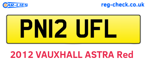 PN12UFL are the vehicle registration plates.