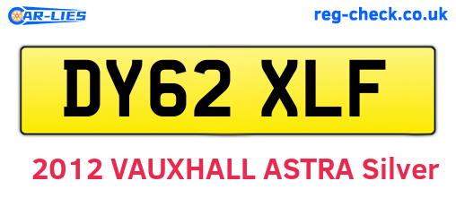 DY62XLF are the vehicle registration plates.