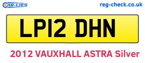 LP12DHN are the vehicle registration plates.
