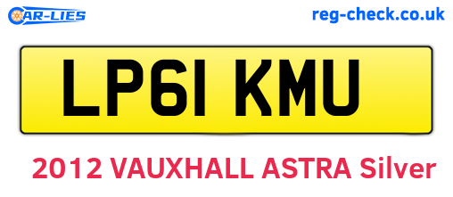 LP61KMU are the vehicle registration plates.