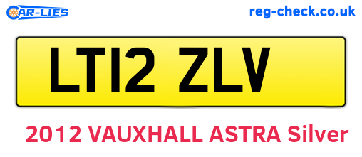 LT12ZLV are the vehicle registration plates.