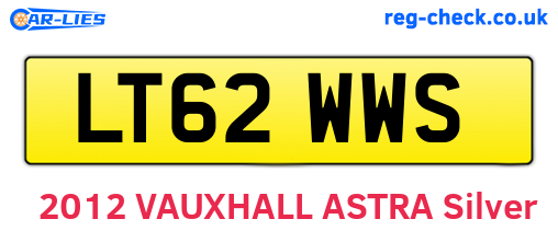 LT62WWS are the vehicle registration plates.