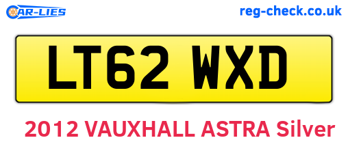 LT62WXD are the vehicle registration plates.