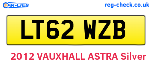 LT62WZB are the vehicle registration plates.