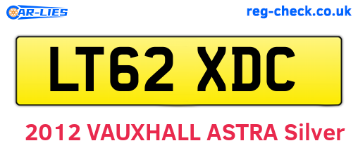 LT62XDC are the vehicle registration plates.