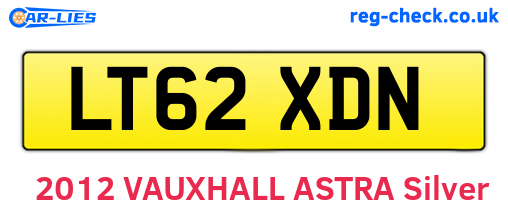 LT62XDN are the vehicle registration plates.