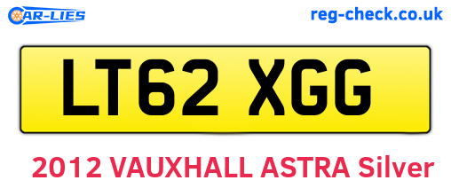 LT62XGG are the vehicle registration plates.