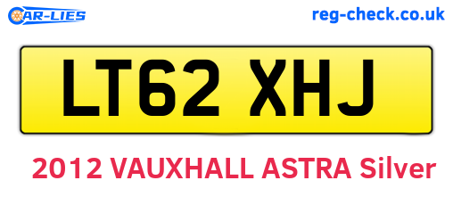 LT62XHJ are the vehicle registration plates.