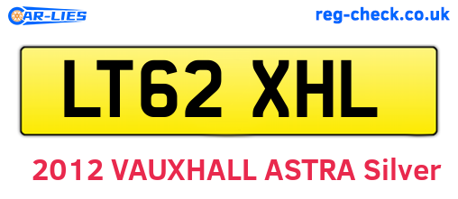 LT62XHL are the vehicle registration plates.